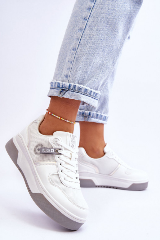 Kurpes Sneakers Memory Foam System Big Star LL274A024 baltas krāsas