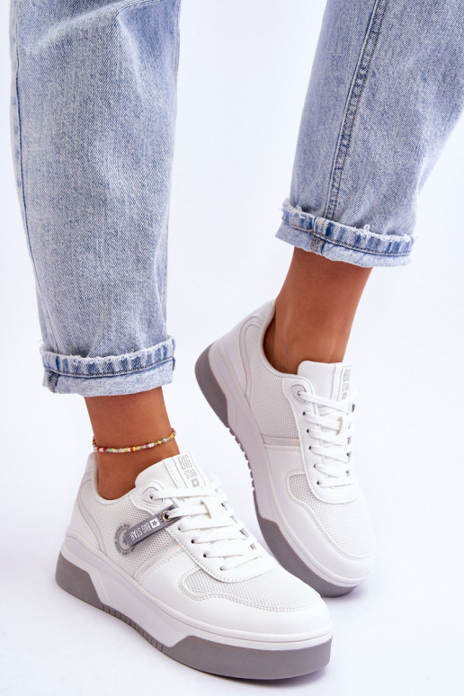 Kurpes Sneakers Memory Foam System Big Star LL274A024 baltas krāsas