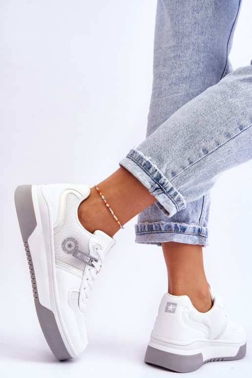 Kurpes Sneakers Memory Foam System Big Star LL274A024 baltas krāsas