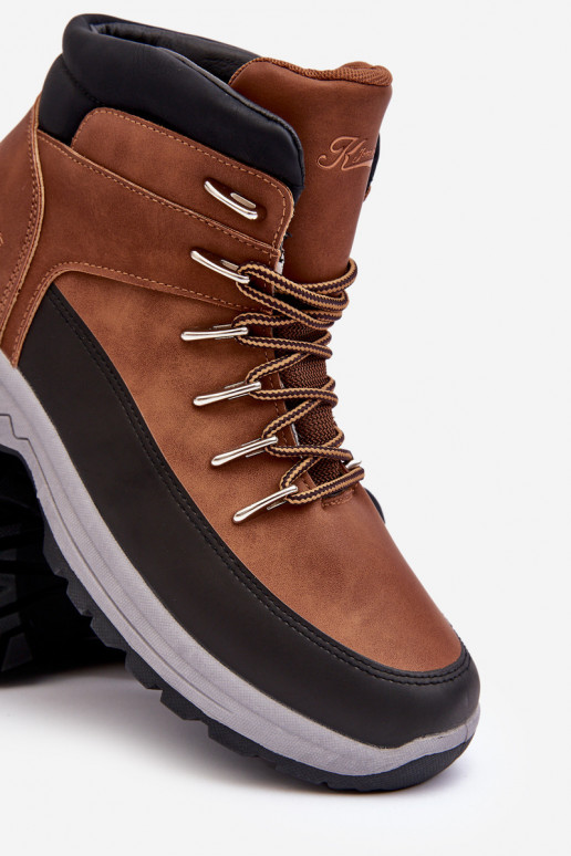 vīriešiem pārgājienu zābaki apavi brūnas krāsas Tā irraena