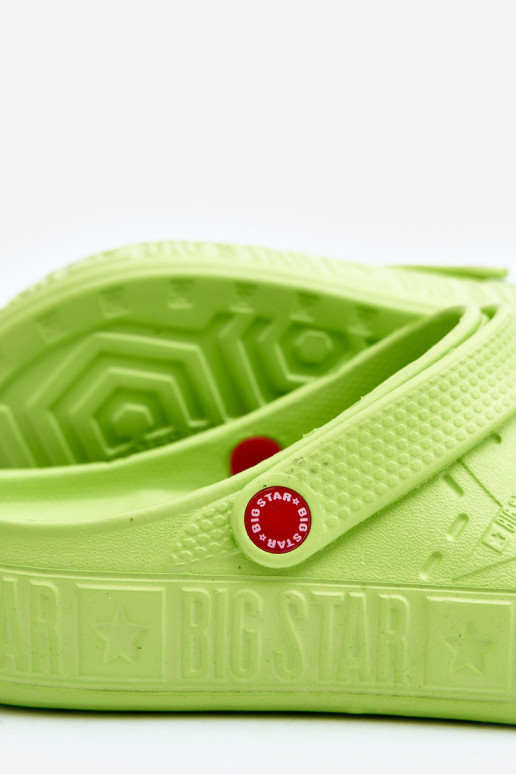vīriešiem Vieglas čības Tukšas Big Star II175005 Zaļas krāsas