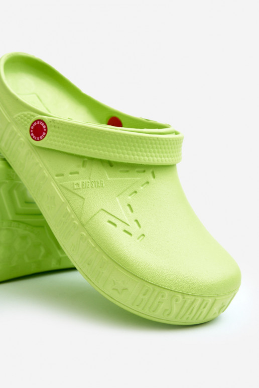 vīriešiem Vieglas čības Tukšas Big Star II175005 Zaļas krāsas