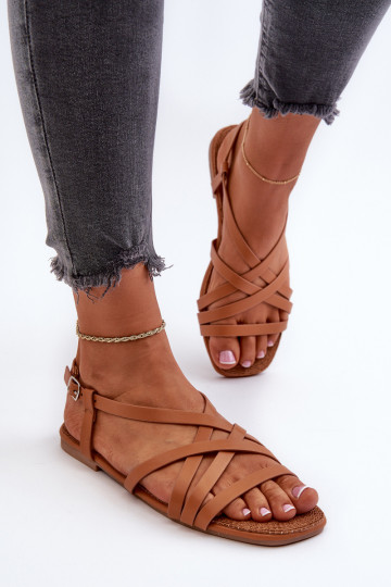 līdzenas zoles basenes Big Star NN274013 brūnas krāsas