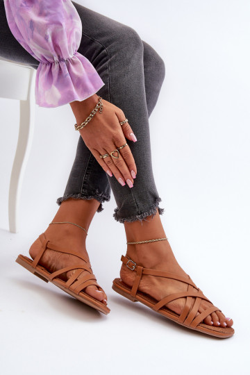 līdzenas zoles basenes Big Star NN274013 brūnas krāsas 2