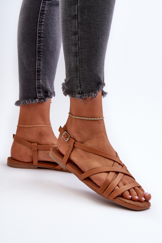 līdzenas zoles basenes Big Star NN274013 brūnas krāsas