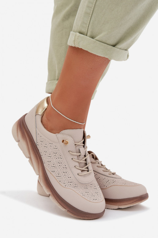 Āda zamšādas Sneakers modeļa apavi Sieviešu Ažūrs Sergio Leone SP-002 brūnas krāsas