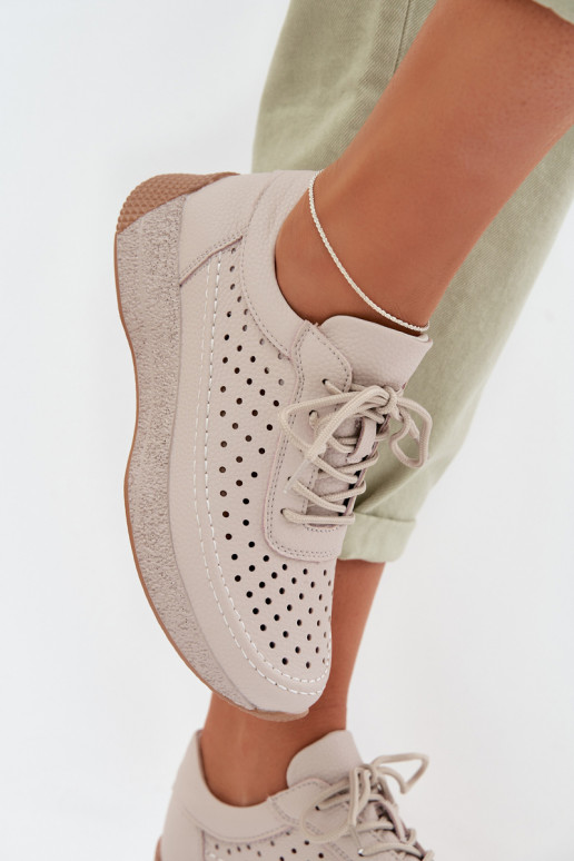 Āda apavi Sneakers modeļa apavi Sieviešu Ažūrs Sergio Leone SP-013 Pelēkas krāsas