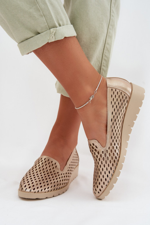 Ažūrs apavi Sieviešu Zelta krāsas Flariette