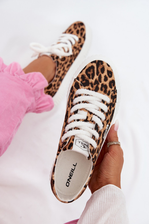 sieviešu puszābaki ar platformu O`NEILL SPINNA C INOMEN LOIN 90261009.92A ar leoparda kažokādas rakstu