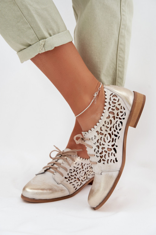 Āda Ažūrs apavi Sieviešu Zazoo 3195 Zelta krāsas