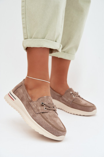 apaviIeslēgtsturalnego zamšādasu smilšu krāsas Selorette 2