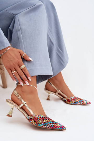 rakstainas basenes Sieviešu ar papēdi Dažādu krāsu Selinae