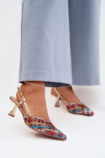 rakstainas basenes Sieviešu ar papēdi Dažādu krāsu Selinae 2