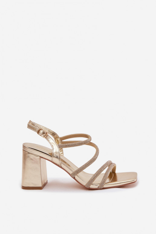 Sieviešu basenes Ar svītrām Un cirkoni Zelta krāsas Brelia