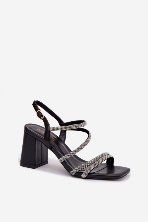 Sieviešu basenes Ar svītrām Un cirkoni melnas krāsas Brelia