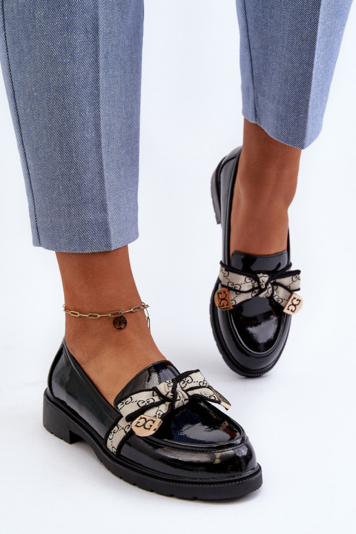 Laque Sieviešu apavi Mokasīni S.Barski HY330A melnas krāsas