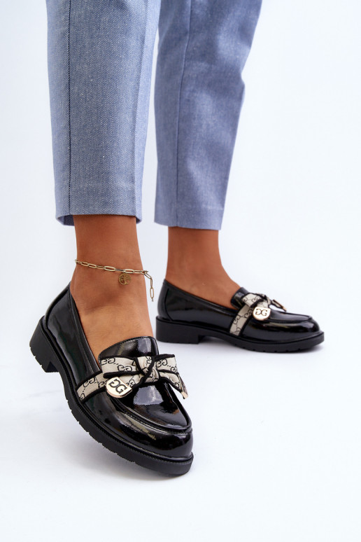 Laque Sieviešu apavi Mokasīni S.Barski HY330A melnas krāsas