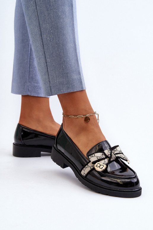 Laque Sieviešu apavi Mokasīni S.Barski HY330A melnas krāsas