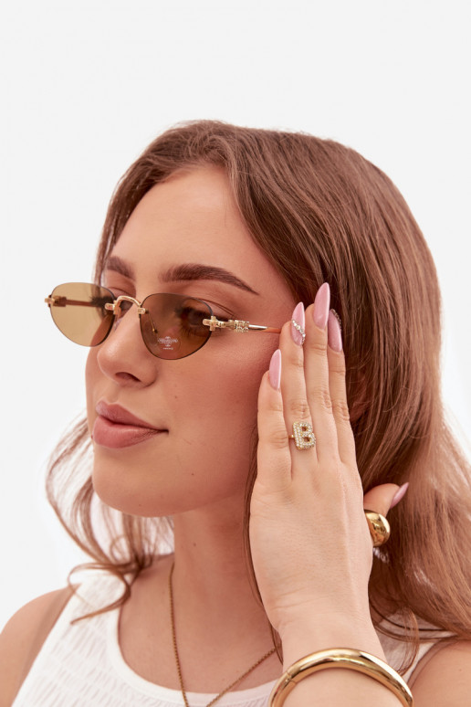 Saulesbrilles Sieviešu brūnas krāsas