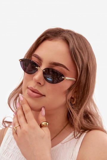 Saulesbrilles SieviešuFiltrem UV tumši zilas krāsas 2