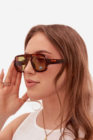 Sieviešu SaulesbrillesFiltrem UV brūnas krāsas-Zaļas krāsas 2