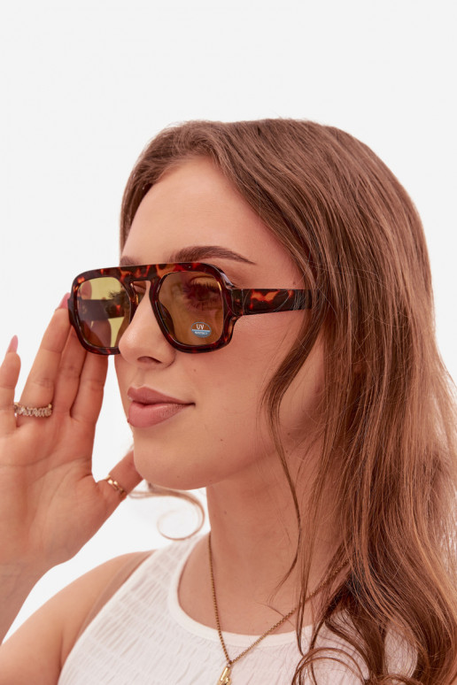 Sieviešu SaulesbrillesFiltrem UV brūnas krāsas-Zaļas krāsas