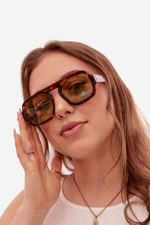 Sieviešu SaulesbrillesFiltrem UV brūnas krāsas-Zaļas krāsas