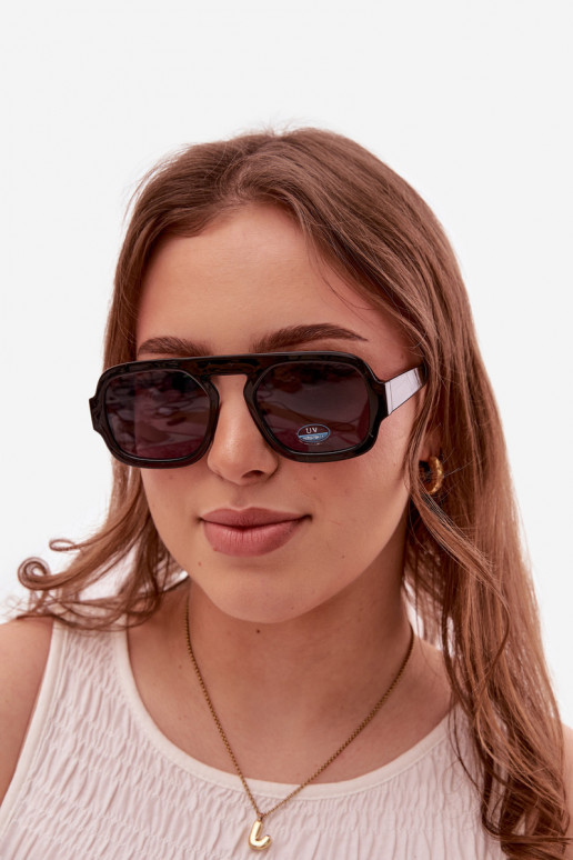 Sieviešu SaulesbrillesFiltrem UV melnas krāsas