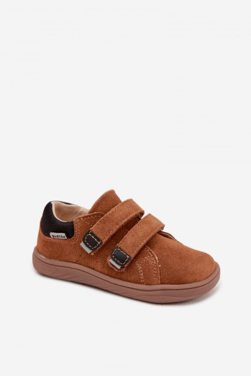 Bērnu ādas Barefoot zābaki Bartek 8600363 brūnā krāsā
