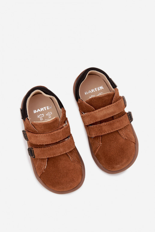 Āda apavi Barefoot Bērnu apavi Bartek 8600363 brūnas krāsas