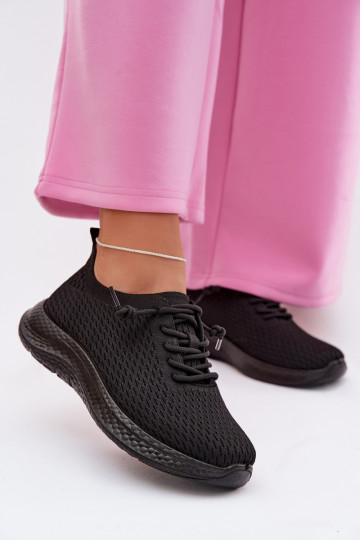 Auduma sporta apavi Sieviešu melnas krāsas Carmivelle