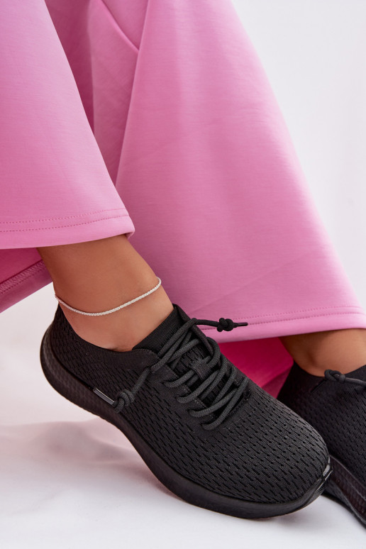 Auduma sporta apavi Sieviešu melnas krāsas Carmivelle