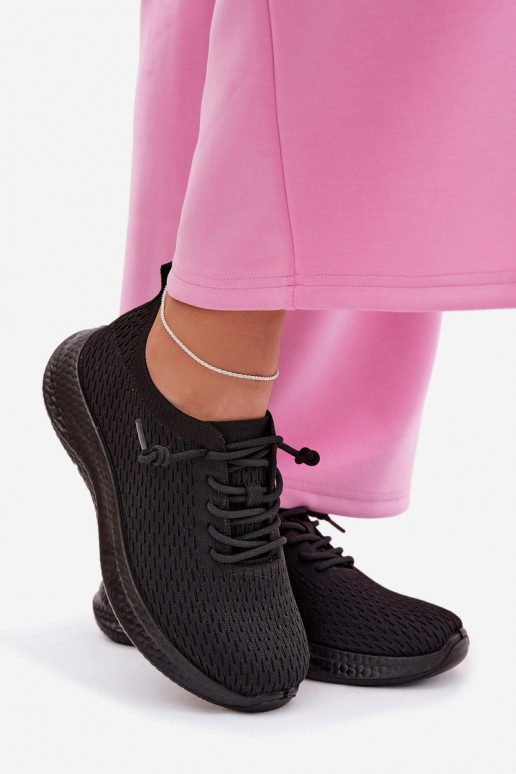 Auduma sporta apavi Sieviešu melnas krāsas Carmivelle