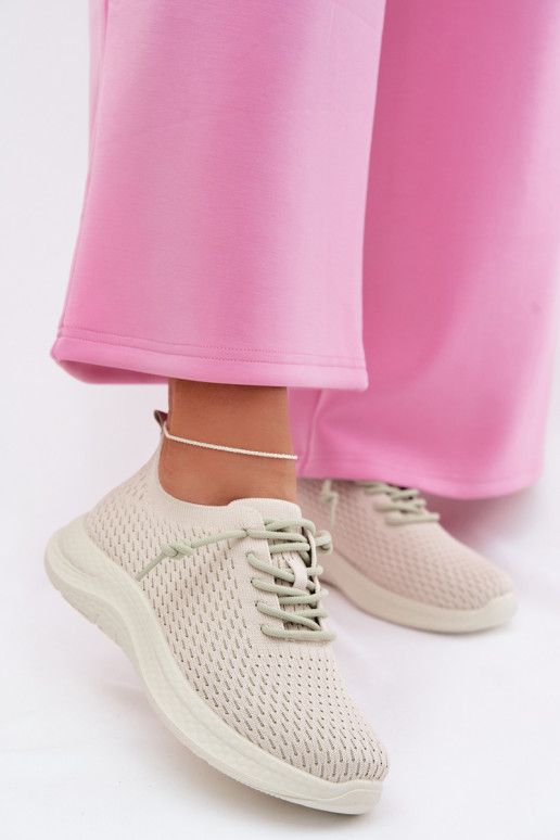 Auduma sporta apavi Sieviešu smilšu krāsas Carmivelle