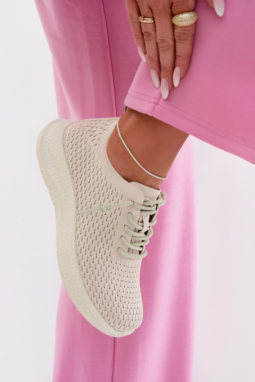 Auduma sporta apavi Sieviešu smilšu krāsas Carmivelle