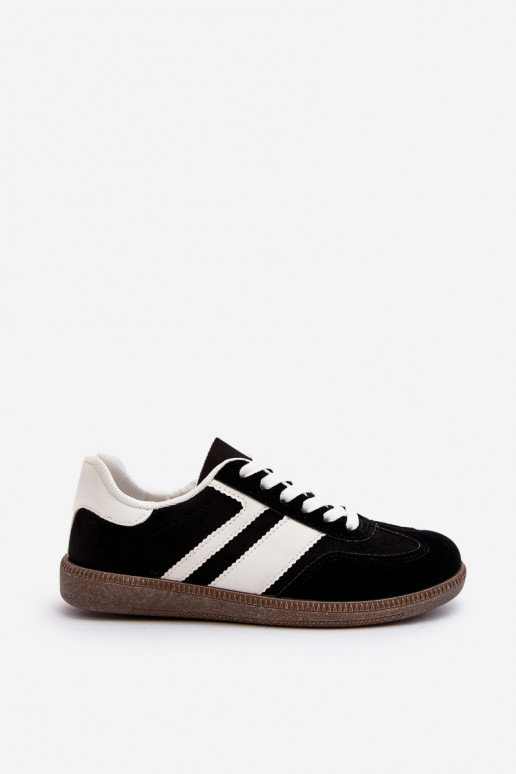 Sieviešu zemais Sneakers modeļa apavi sporta apavi melnas krāsas Eudiopis