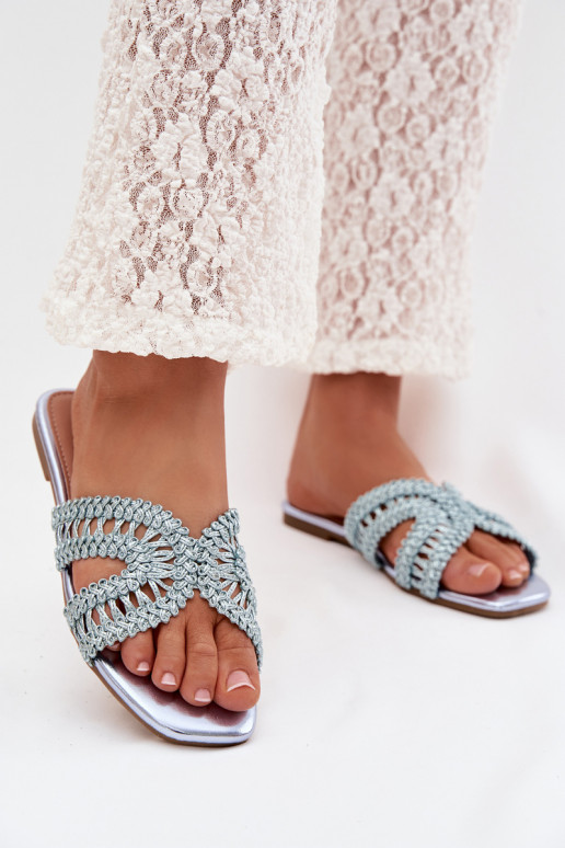 Čības Sieviešu dzīvoklis Zilas krāsas Fariella