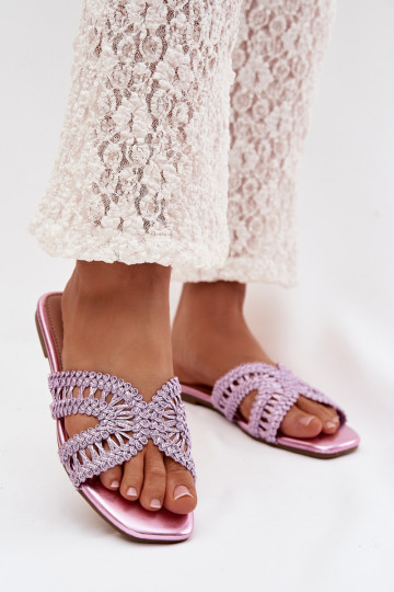 Čības Sieviešu dzīvoklis Violeta krāsa Fariella