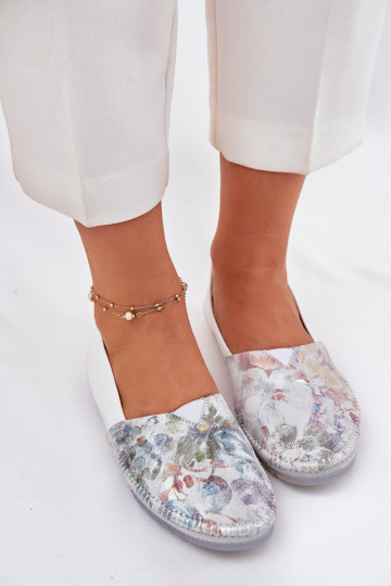 Balerīnas ar rakstiem Tā irciejka T1930-38 baltas krāsas 2