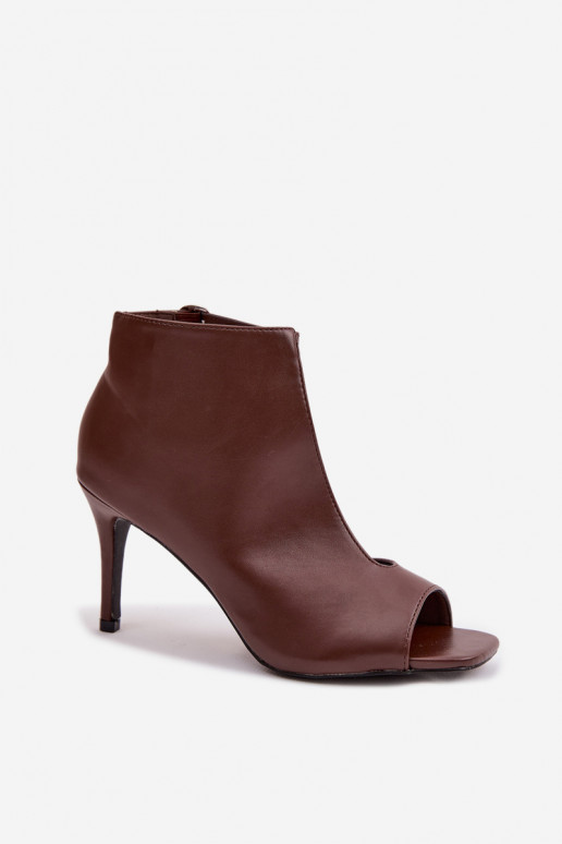 Sieviešu basenes ar papēdi CzekoladoIne Helira