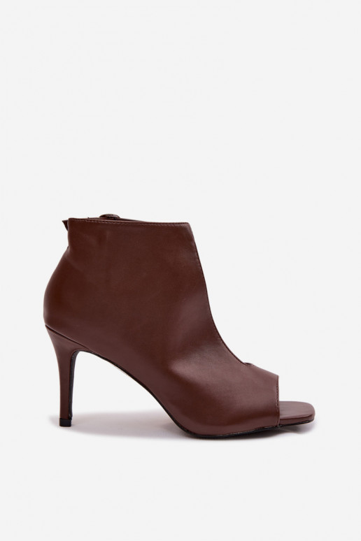 Sieviešu basenes ar papēdi CzekoladoIne Helira