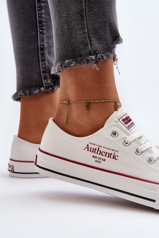 Sieviešu apavi Big Star NN274235 baltas krāsas