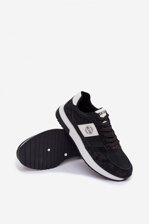 sporta apavi Sneakers modeļa apavi vīriešiem Big Star TT174352 melnas krāsas