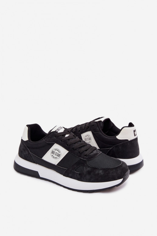 sporta apavi Sneakers modeļa apavi vīriešiem Big Star TT174352 melnas krāsas