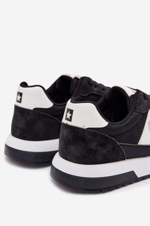 sporta apavi Sneakers modeļa apavi vīriešiem Big Star TT174352 melnas krāsas