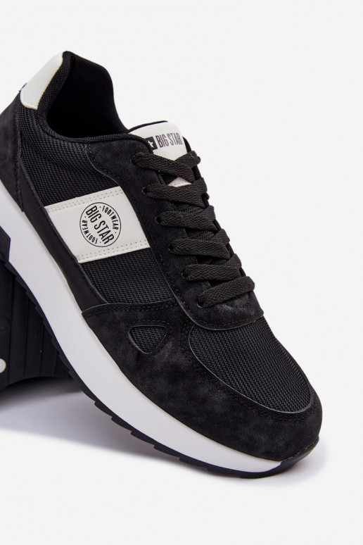 sporta apavi Sneakers modeļa apavi vīriešiem Big Star TT174352 melnas krāsas