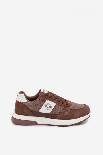 sporta apavi Sneakers modeļa apavi vīriešiem Big Star TT174353 brūnas krāsas 2