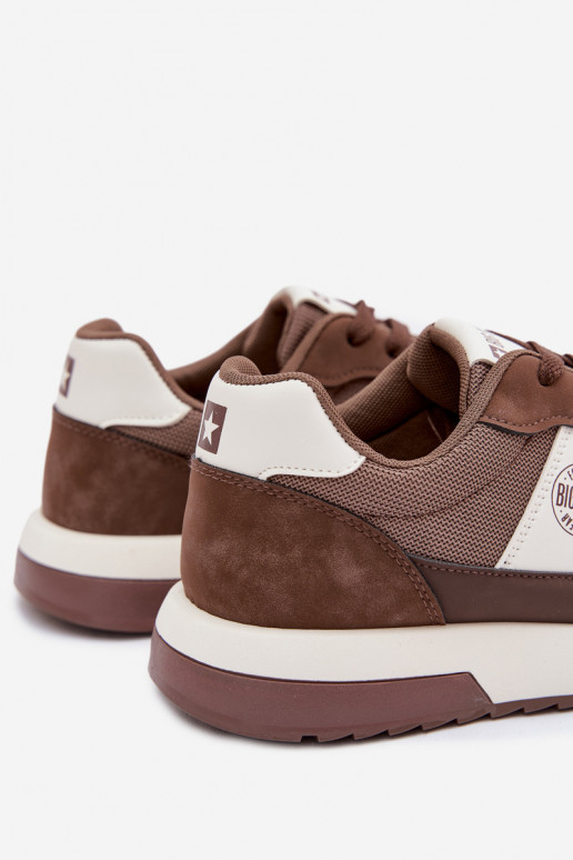 sporta apavi Sneakers modeļa apavi vīriešiem Big Star TT174353 brūnas krāsas