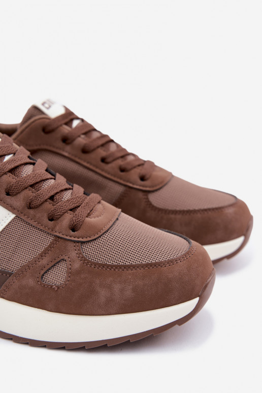 sporta apavi Sneakers modeļa apavi vīriešiem Big Star TT174353 brūnas krāsas