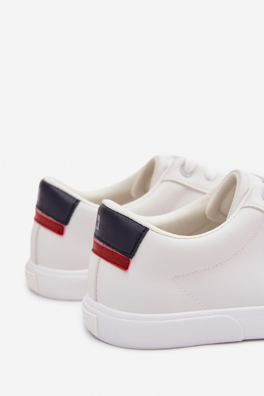 vīriešiem brīvā laika apavi no eko ādas Big Star TT174001 baltas krāsas